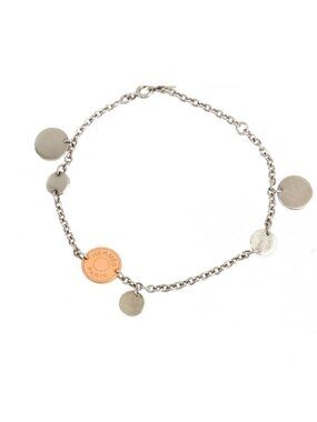 Hermes Confetti Silver Pink Gold Bracelet